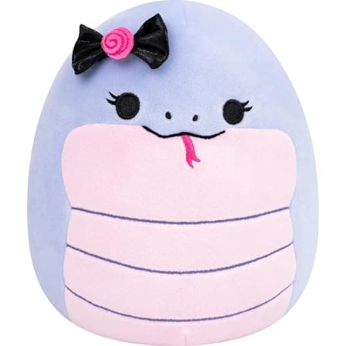 Squishmallows Original 8in Linares The Purple Snake – Official Jazwares Plush (Little)