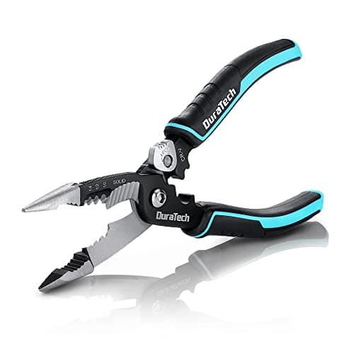 DURATECH 5-in-1 Wire Stripper,... Stripping, Shearing, Clamping
