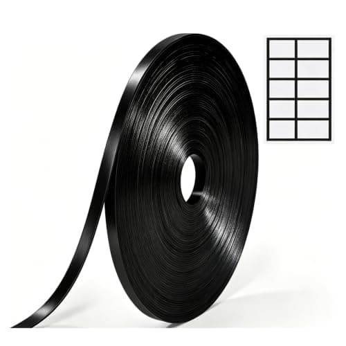 Black Magnetic Border Fine Line Gridding Tape for Whiteborad, 120 ft x 1/5 Inch Dividers Magnetic Tape Roll, Make Table Line On Whiteboard for Classroom & Office Work