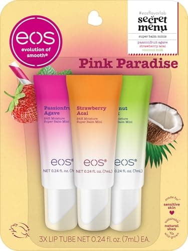 eos 24H Moisture Super Balms M...Lip Balms, 0.169 fl oz, 3-Pack