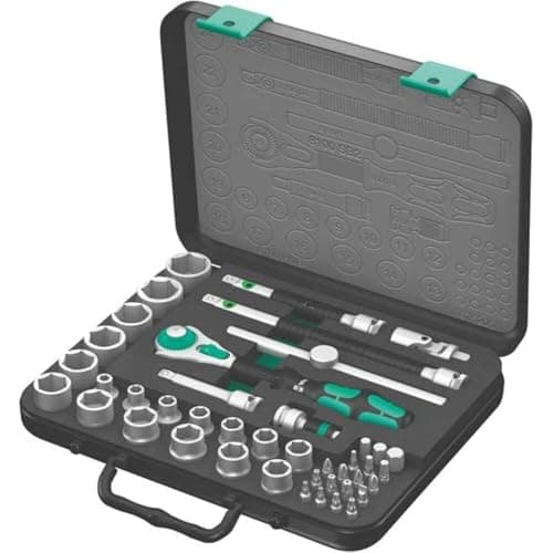 $244* | 43-Piece Wera - 5003594001 8100 SB 2 Zyklop 3/8" Metric Ratchet Set at Amazon