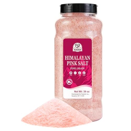 52USA Himalayan Pink Salt, Fin..., Rock Salt for Grinder Refill