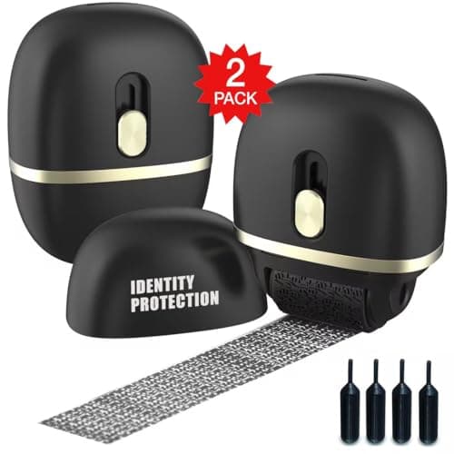 Identity Protection Roller Stamps 2-Pack for $11 + free shipping w/ Prime