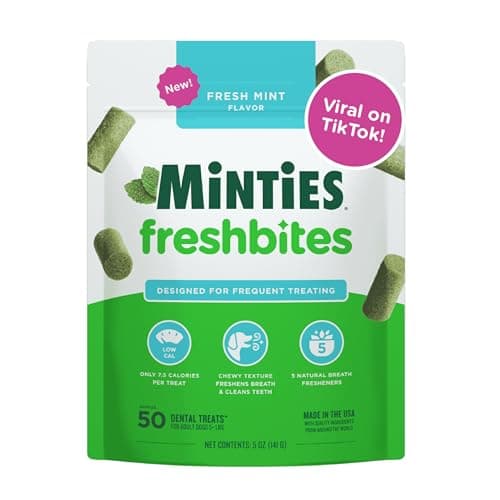 Minties FreshBites Soft and Ch...ath, Removes Plaque and Tartar