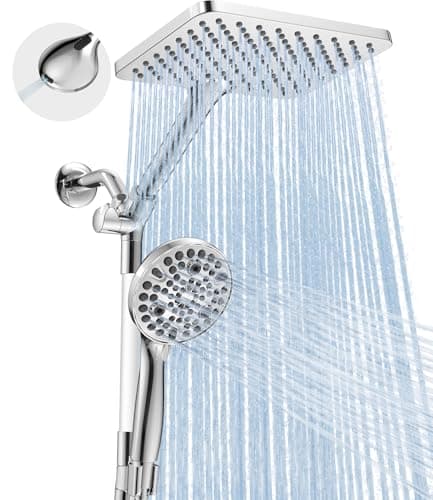 2-in-1 MakeFit Dual Handheld Shower Head Combo w/ 10 Modes $29.06 + Free Shipping w/ Prime or on $35+