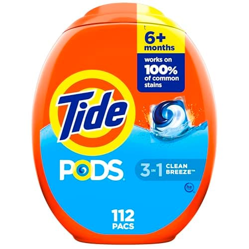 Tide PODS laundry detergent pa...compatible, Clean Breeze Scent