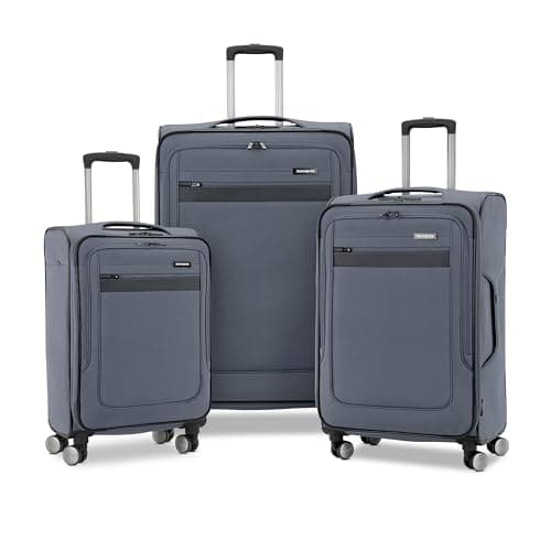 $208.35 | Samsonite Ascella 3.0 Softside Expandable Luggage with Spinner Wheels, 3-Piece Set (20/25/28) at Amazon
