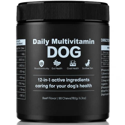 90 Counts Daily Multivitamin, Dog Allergy Support Chews