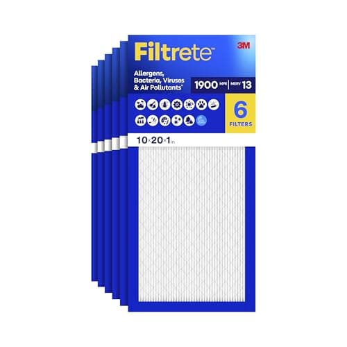 Filtrete 10x20x1 Air Filter, M...s(Act Size 9.81x19.81x0.78 in)