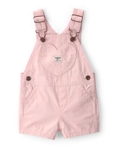OshKosh B'gosh Girl World's Best Overalls, Pink, 2T