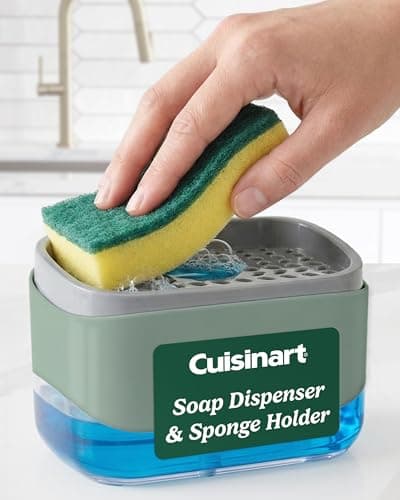Cuisinart 2-in-1 Dish Soap Dis...uid Dispenser, Sink Essentials