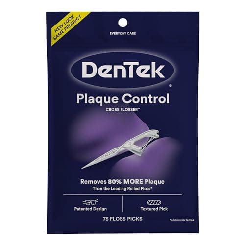 Dentek Floss Picks, X-Shaped C...l Dental Floss Picks, 75 Count