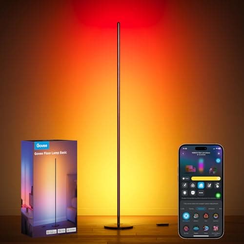 [Prime] Govee RGBIC 1000lm LED Corner Floor Lamp w/ SmartThings, Alexa & Matter $59.99 + Free Shipping