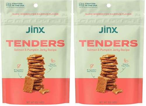 Jinx Tenders Salmon Jerky Dog ...n, No Fillers, 5oz (Pack of 2)