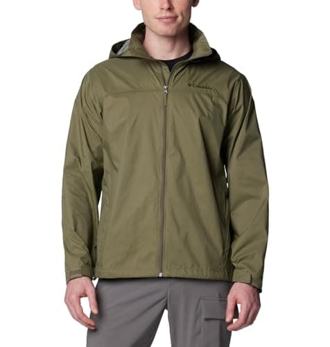 Columbia Men's Glennaker Lake ...ain Jacket, Stone Green, Large