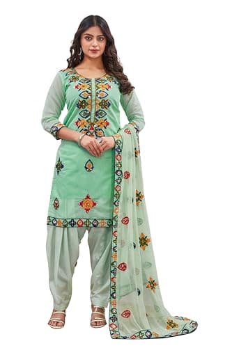Lady Dwiza Ready to Wear Designer Indian Pakistani Ethnic Punjabi Salwar Kameez Dupatta Patiala Suit Set for Women