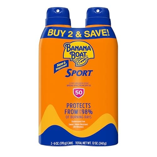 [SnS, AC] $8.39 | 2-Count 6-Oz Banana Boat Sport Ultra SPF 50 Sunscreen Spray at Amazon