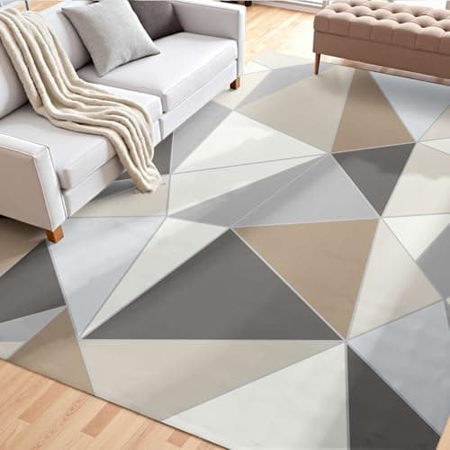 VEVOR 5 x 7 ft Area Rugs for L...ds Room Entryway Charcoal Gray