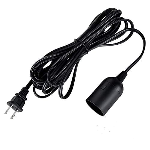 Simple Deluxe 15 Feet 360W Ext...itch (No Bulb Included), Black