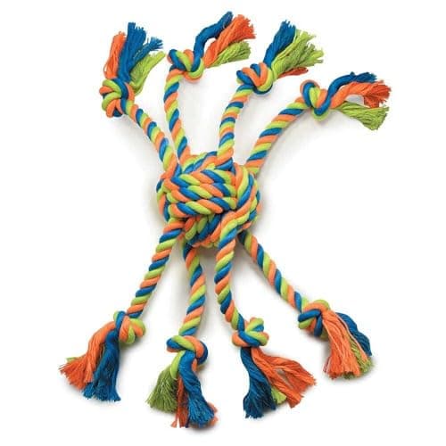 Grriggles Mighty Bright Tug Ru...Dog Chew Toy, Crazy Eight-16"L