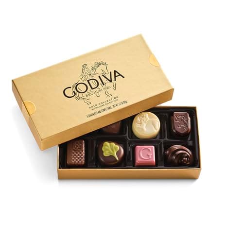 Godiva Gold Assorted Chocolate...thdays, Holidays, Kosher, 8 Pc