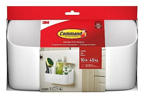[SnS] $9.50 | Command 10 Lb Large Organizing Caddy with 4 Strips at Amazon