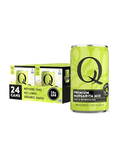Q MARGARITA MIX with Real Key ... | 7.5 Fl Oz Cans (Pack of 24)