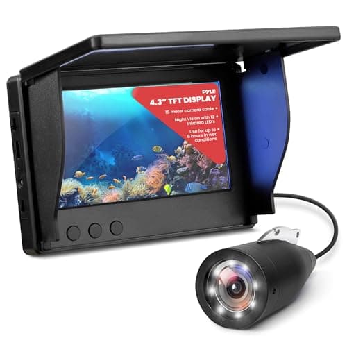 Pyle 4.3” Portable Underwater ...shield for Ice and Sea Fishing