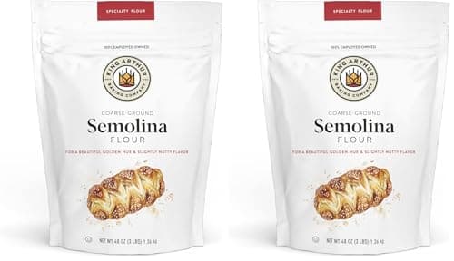King Arthur Premium Semolina F... Baking Ingredient (Pack of 2)