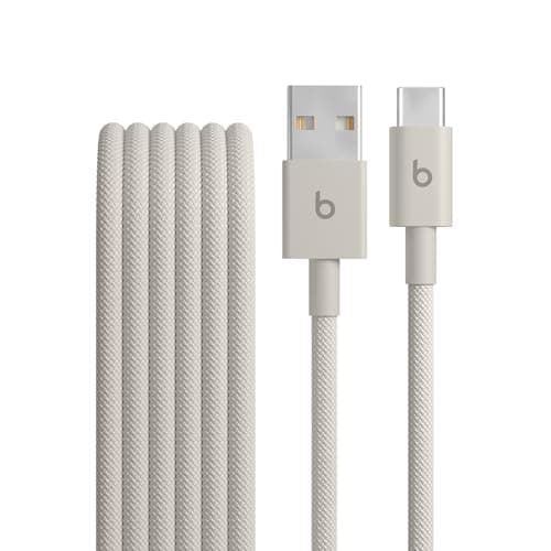 $5.00 | 5' Beats USB-A to USB-C Woven Charging Cable (Surge Stone) at Amazon