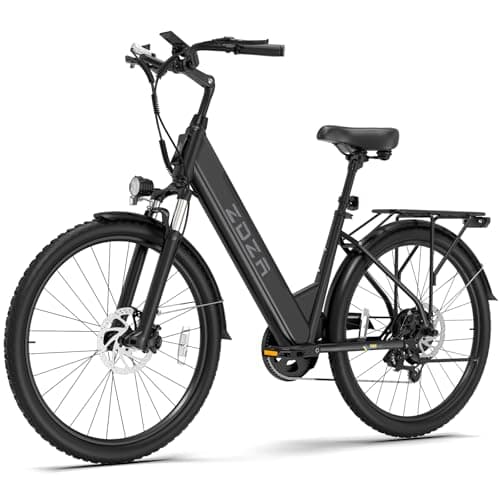 ZDZA Electric Bike for Adults,...em, 7-Speed & Front Suspension