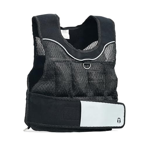 $17: 20-lb CAP Barbell Adjustable Weighted Vest (Black) at Amazon