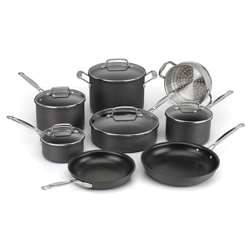 [NEW] $149.95 | Cuisinart Chef's Classic™ Nonstick Hard Anodized Cookware 13 Piece Set at Amazon