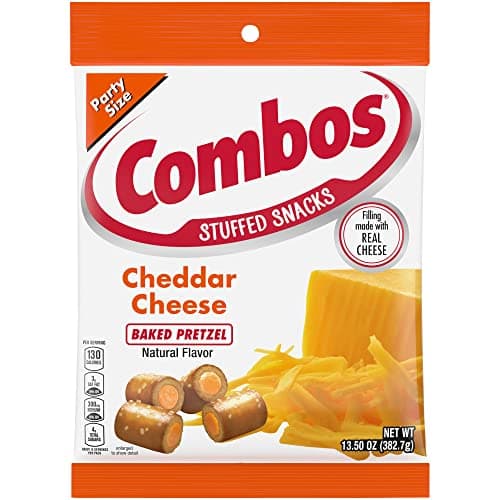 Combos Cheddar Cheese Baked Pretzel Snacks, 13.5 Oz. Bag-$4.44 w/S&S-Amazon