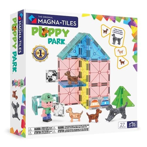 27-Piece MAGNA-TILES Puppy Park Magnetic Construction Set $22.95 + Free Shipping w/ Prime or on $35+