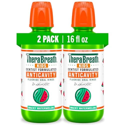 TheraBreath Kids Mouthwash wit... Anticavity, 16 fl oz (2 Pack)