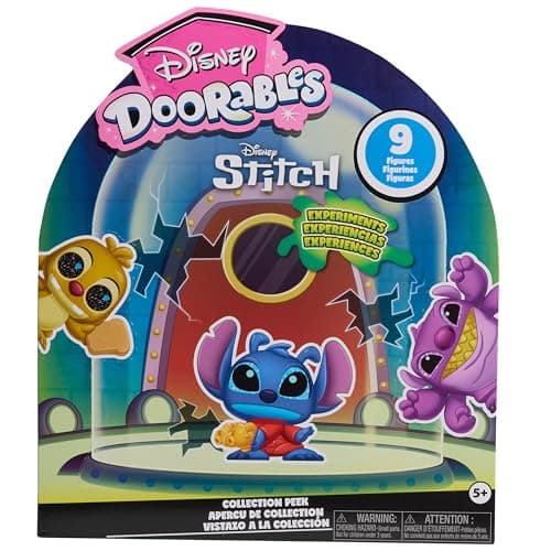 Disney Doorables Stitch Experiments Collection Peek, Kids Toys for Ages 5 Up