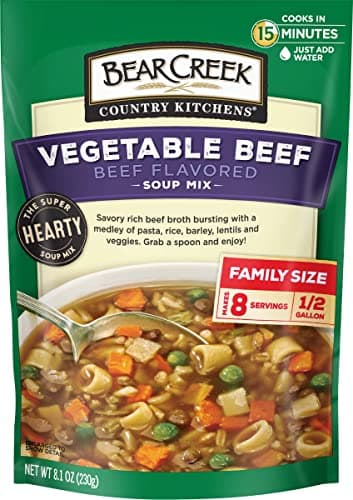 8.1-Oz Bear Creek Vegetable Beef Soup Mix $2.93 w/ S&S + Free Shipping w/ Prime or on $35+
