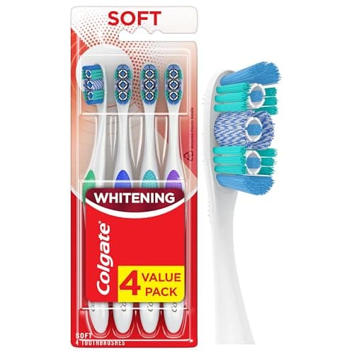 Select Accounts: 4-Count Colgate 360 Optic White Whitening Toothbrush (Soft) $5.50 w/ S&S