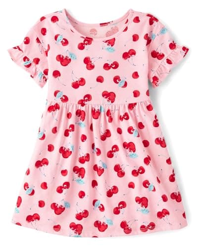 The Children's Place,Baby-Girl..., Short SleeveCherries,5 Years