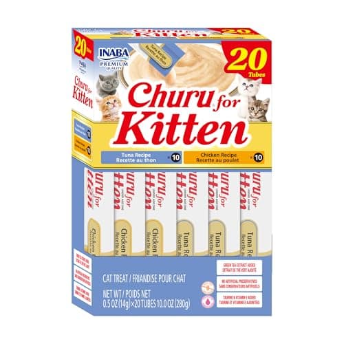 INABA Churu for Kittens, Licka... Tubes, Tuna & Chicken Variety