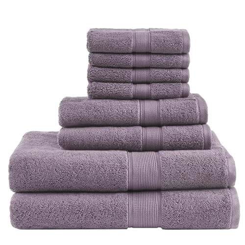 MADISON PARK SIGNATURE 800GSM ... 30 x 54, Light Purple 8 Piece