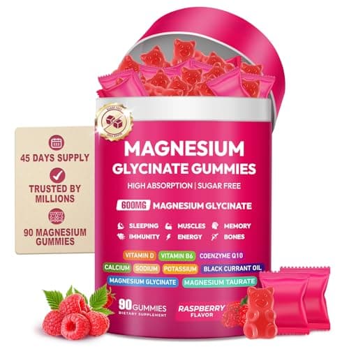 Magnesium Glycinate Gummies 600mg for $10 + free shipping w/ Prime