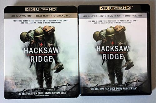 Hacksaw Ridge [4K Ultra HD + Blu-ray + Digital] $9.99 Amazon.com