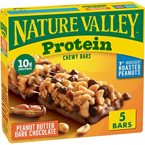 5-Ct 1.42oz. Nature Valley Protein Chewy Bars (Peanut Butter Dark Chocolate) $2.35 w/ S&S