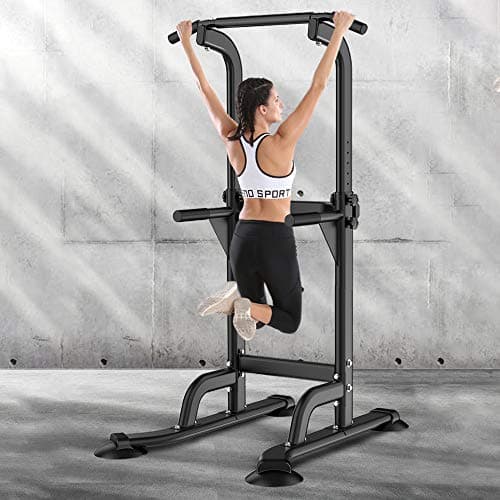 SogesPower Adjustable Power Tower Dip Station & Pull-Up Bar for $72 + free shipping