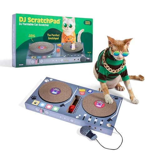 Cat DJ Scratchpad Just $15.99 on Amazon (Includes Ball & Microphone Toy)