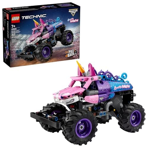 $27.99 | 243-Piece LEGO Technic: Monster Jam - Monster Jam Sparkle Smash (42220, 2026) at Amazon