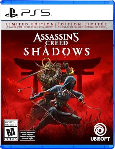 $34.99 | Assassin’s Creed Shadows - Limited Edition (PlayStation 5) at Amazon