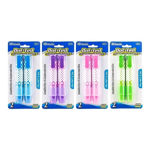BAZIC Products Retractable Sti...ng Sketching (2/Pack), 4-Packs